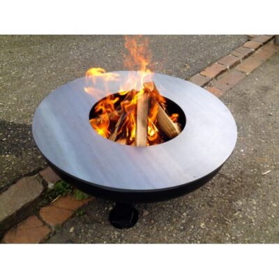Feuerschale Stahl Thermolack mit Grillring ø 88 cm