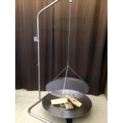 Grillgalgen auf Untergestell mit Hängegrillrost 55 cm
